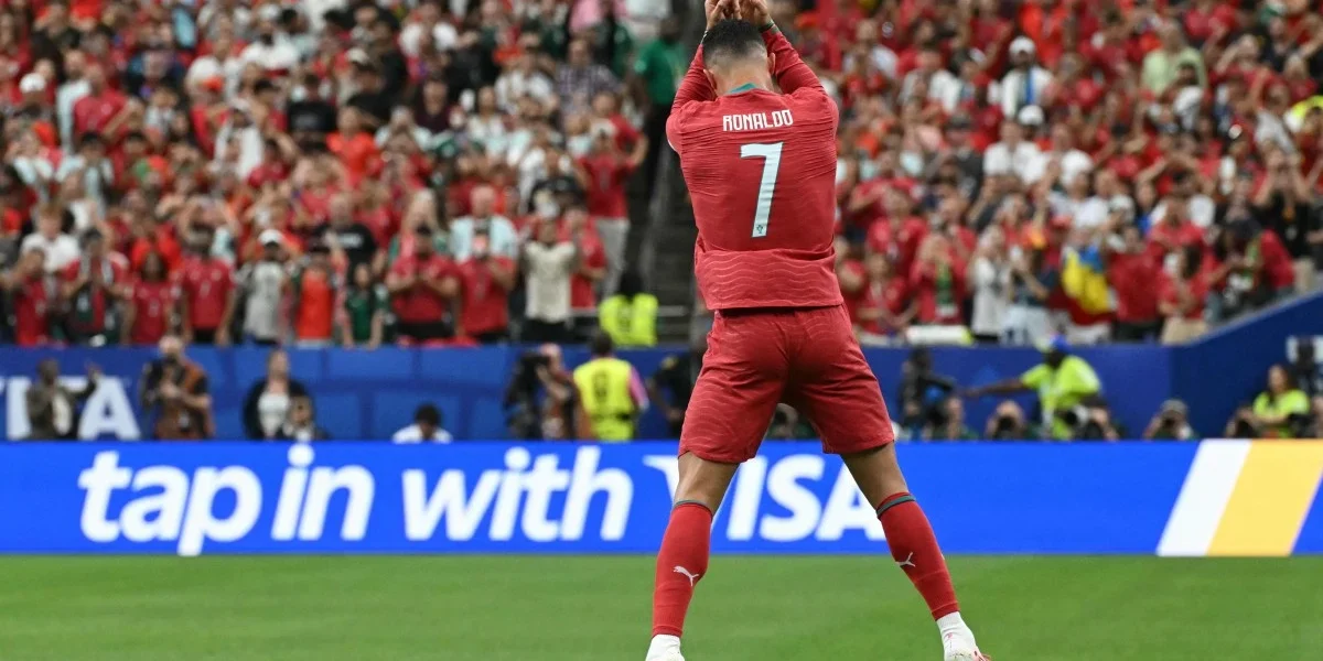 RONALDO jadi pemain pertama jaring gol dalam enam Piala Dunia. -FOTO AFP