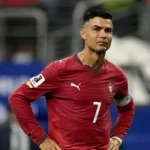 Ronaldo kelihatan kecewa selepas tersingkir daripada Piala Dunia. - Foto REUTERS